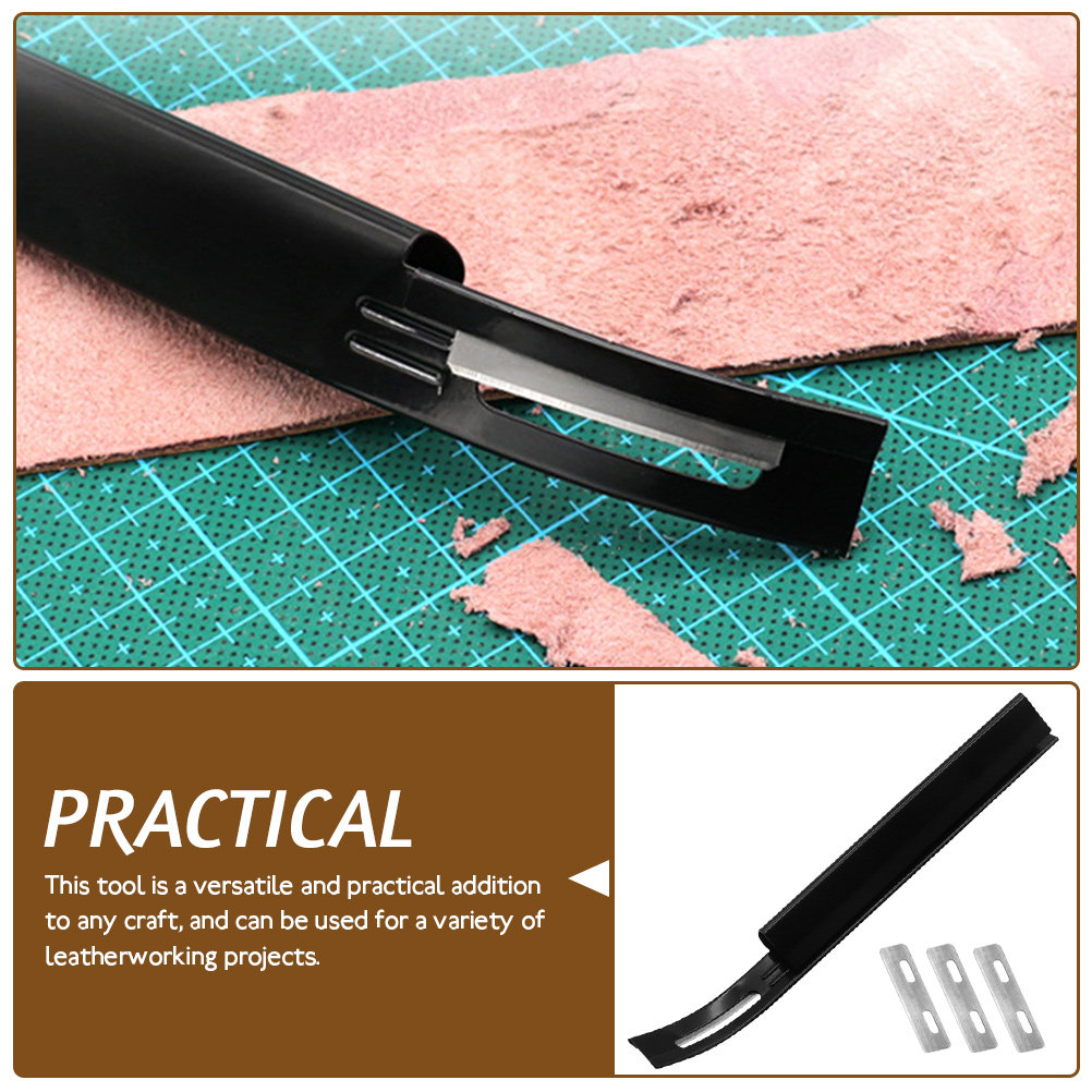 Leatherwork Edge Beveler - ชุดเครื่องมือตัดขอบหนังแบบไร้รอยต่อ ประสิทธิภาพสูง สำหรับงานหนัง เครื่องมือตัดขอบหนังและเครื่องมือลบคม