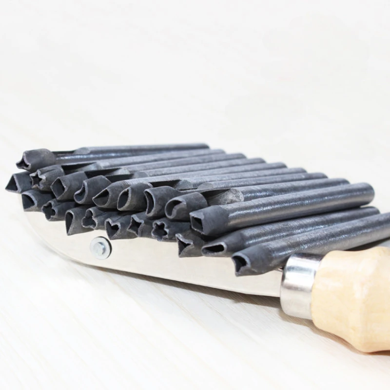 Leatherwork Machine - เครื่องเจาะหนังแบบมือถือ 20 ชิ้น ขนาด 5 มม.