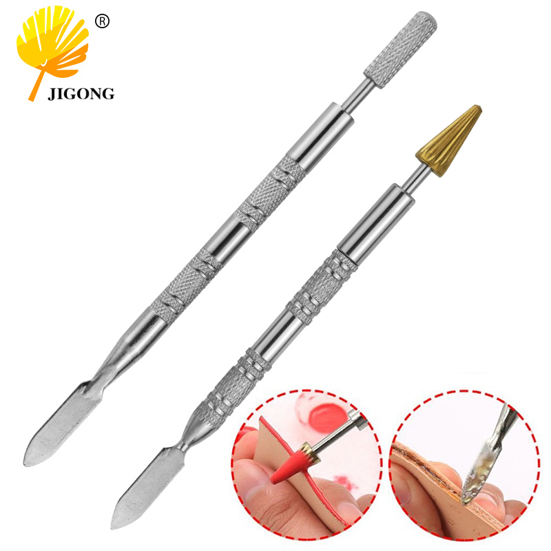 Leatherwork Roller - หนัง Dual HEAD EDGE น้ํามันกาวสีย้อมปากกา Applicator