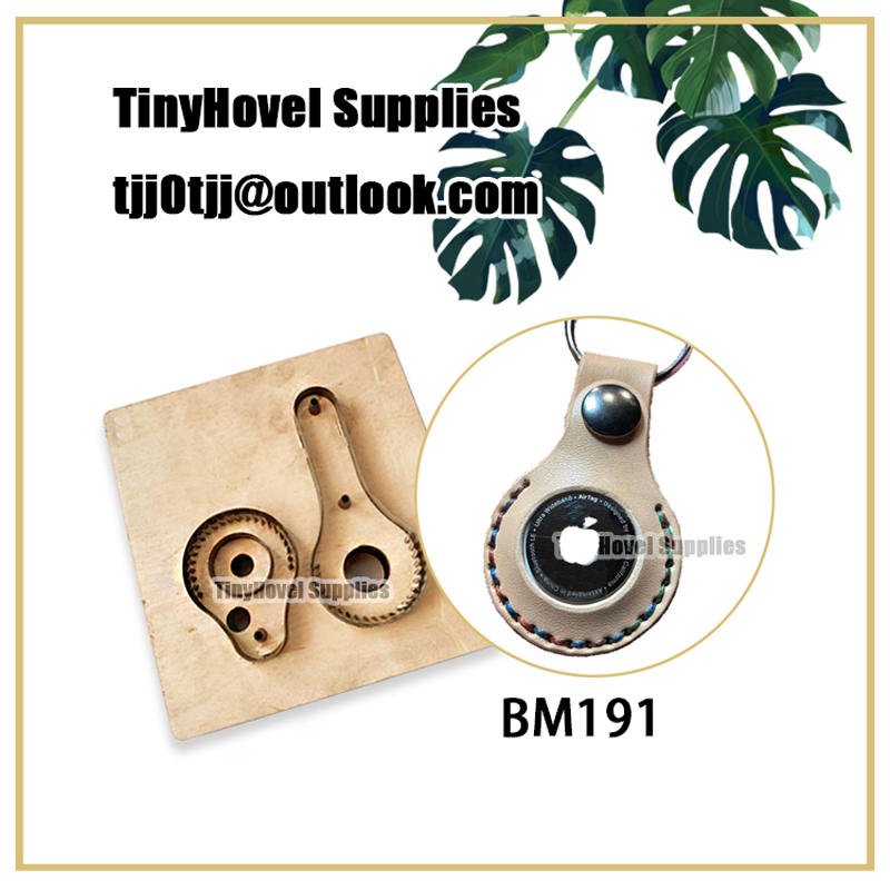 Leatherwork Knives - ตัดแม่พิมพ์สําหรับหนัง Craft, Apple Tag Key Chain,