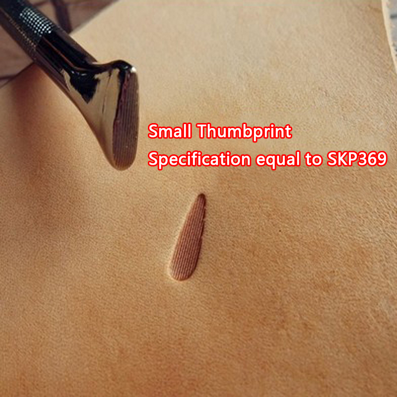 Leatherwork Patterns Free - เครื่องมือปั๊มลายหนัง ลายพิมพ์นิ้วมือแนวตั้ง ลายเม็ดเล็ก รุ่น LS.P369 ทำจากโลหะผสม