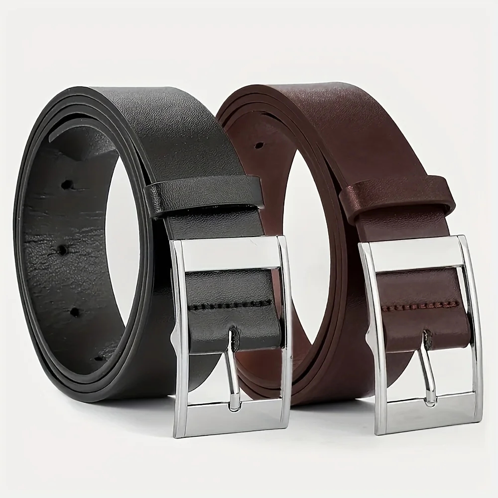 Belt Buckle Blank - ใหม่หรูหราเข็มขัดผู้ชาย PU เข็มขัดหนังโลหะหัวเข็มขัดคุณภาพสูงที่มีชื่อเสียงยี่ห้อ Designer สายรัดเอวเข็มขัดกางเกงยีนส์เข็มขัดผู้ชาย