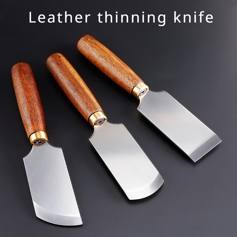 Leatherwork Edge Beveler - เครื่องมือตัดหนัง ขอบตรง ขอบเฉียง ขอบมน ด้ามจับไม้แข็งแรง ทนทาน