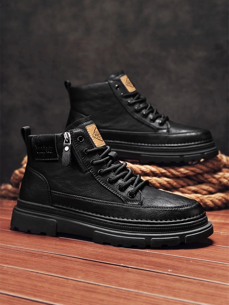 รองเท้าบูทลำลองผู้ชาย รองเท้าห - Youtube Leatherwork บทวิจารณ์และราคา