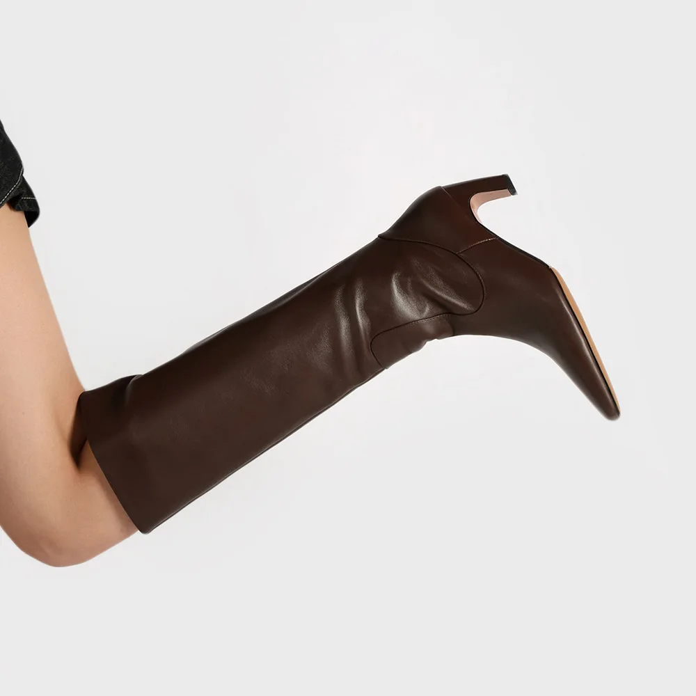 รองเท้าบูททรงสูงหัวเหลี่ยมแบบใ - Youtube Leatherwork บทวิจารณ์และราคา