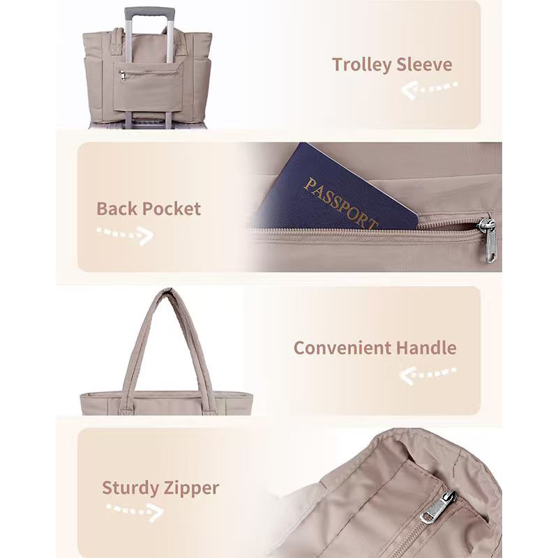 กระเป๋าโท้ทน้ำหนักเบาสำหรับสุภ - Leather Work Bag บทวิจารณ์และราคา