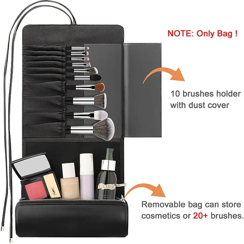 ผู้หญิงแปรงแต่งหน้ากระเป๋า Rol - Leatherwork Roller บทวิจารณ์และราคา