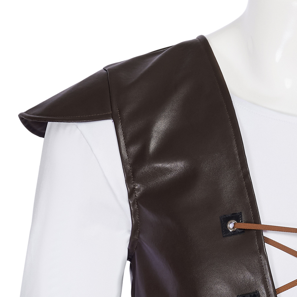 Shrek ชุดคอสเพลย์หมวกสีเขียว S - Leather Work Vest บทวิจารณ์และราคา