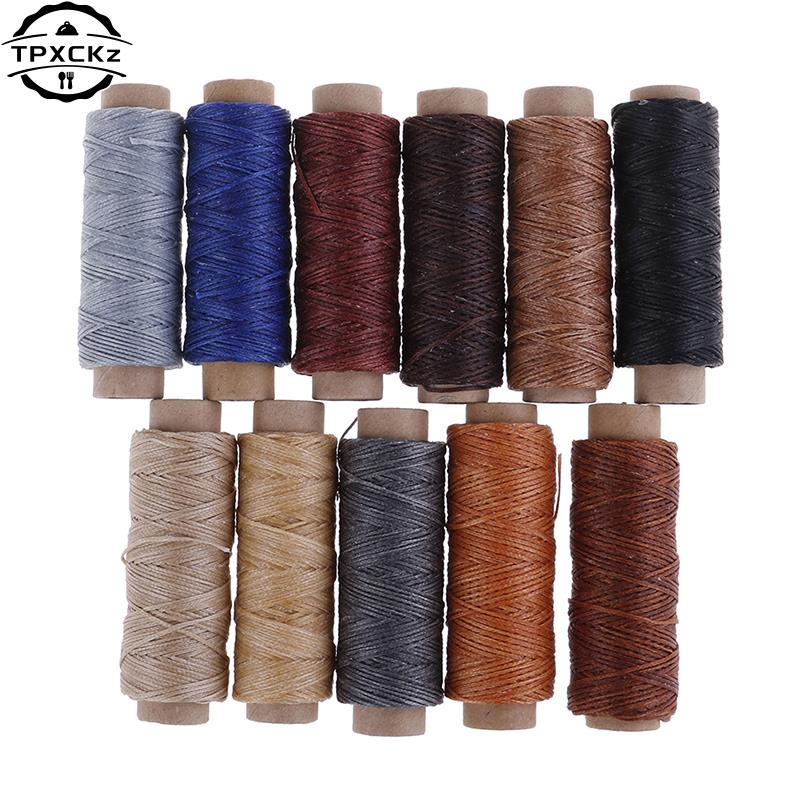50 m/ม้วน Waxed ด้ายเย็บผ้าสำห - Leatherwork Roller บทวิจารณ์และราคา