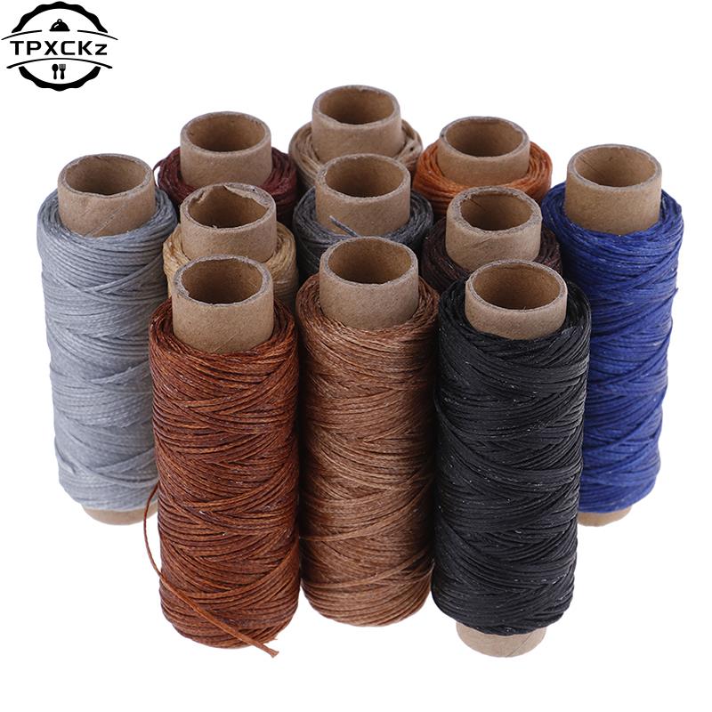 50 m/ม้วน Waxed ด้ายเย็บผ้าสำห - Leatherwork Roller บทวิจารณ์และราคา