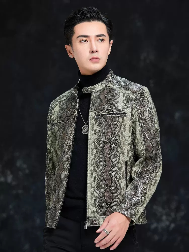 เสื้อแจ็คเก็ตหนังแกะแท้ลายงูสำ - Leatherwork Patterns Free บทวิจารณ์และราคา