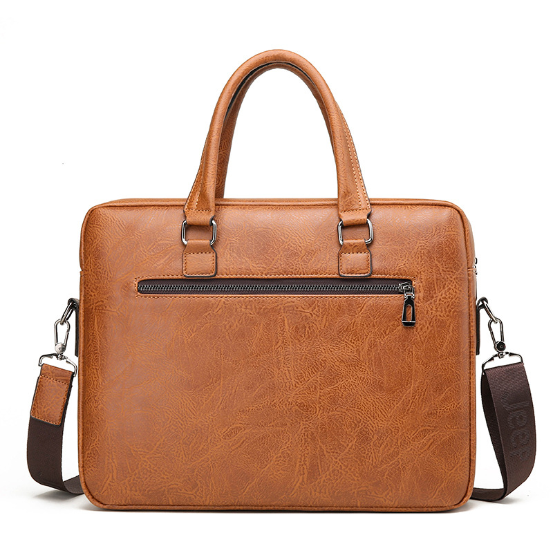 กระเป๋าใส่เอกสารทางธุรกิจของผู - Leather Work Bag บทวิจารณ์และราคา
