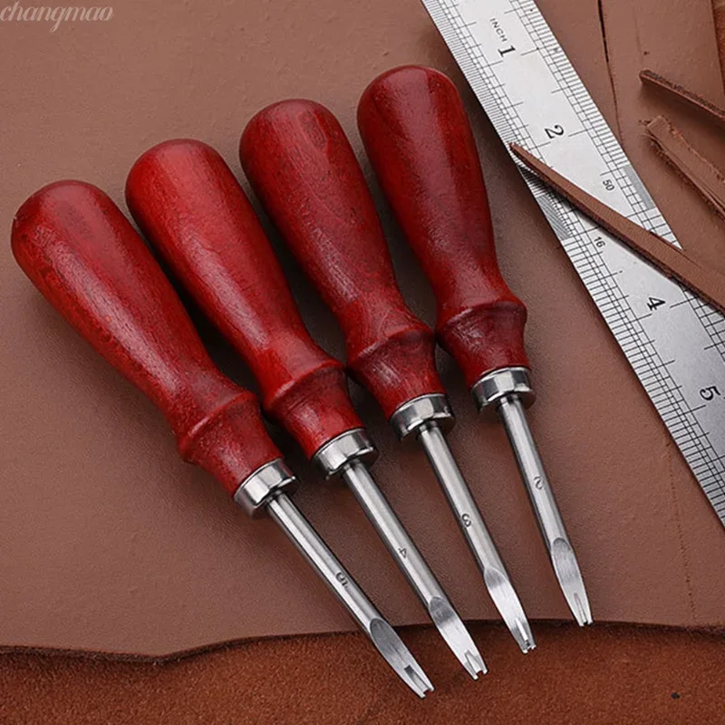 มีดตัดขอบหนัง 1 ชิ้น พร้อมด้าม - Leatherwork Edge Beveler บทวิจารณ์และราคา