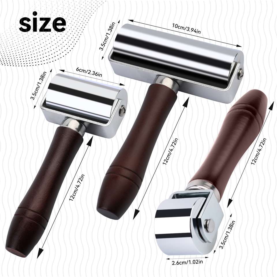 KRABALL หนัง Press Edge Roller - Leatherwork Roller บทวิจารณ์และราคา
