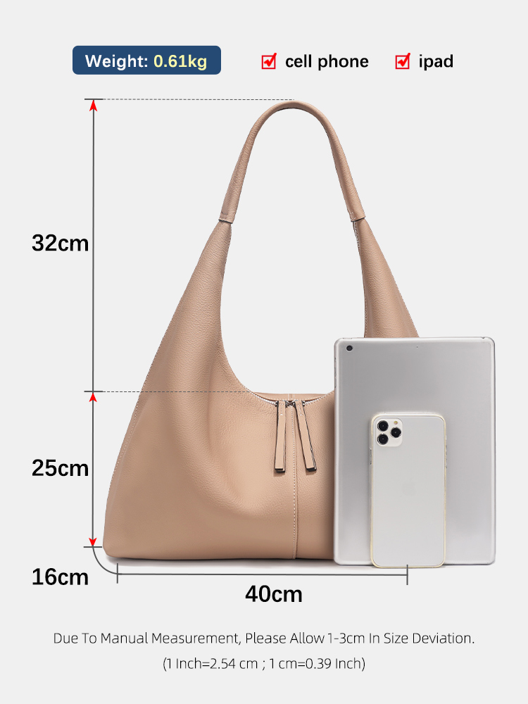 Zency ความจุขนาดใหญ่ Tote กระเ - Leather Work Bag บทวิจารณ์และราคา