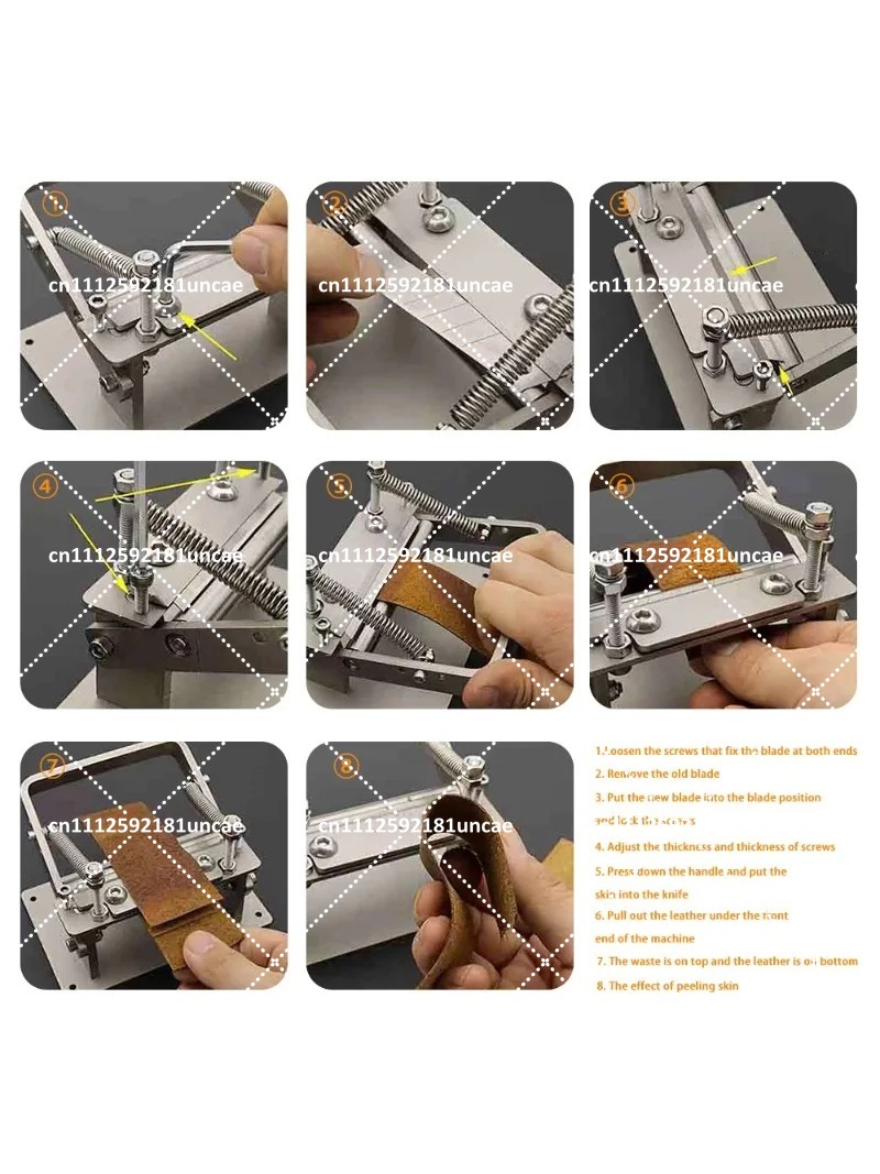 เครื่องแยกหนังแบบใช้มือ ทำจากส - Leatherwork Machine บทวิจารณ์และราคา