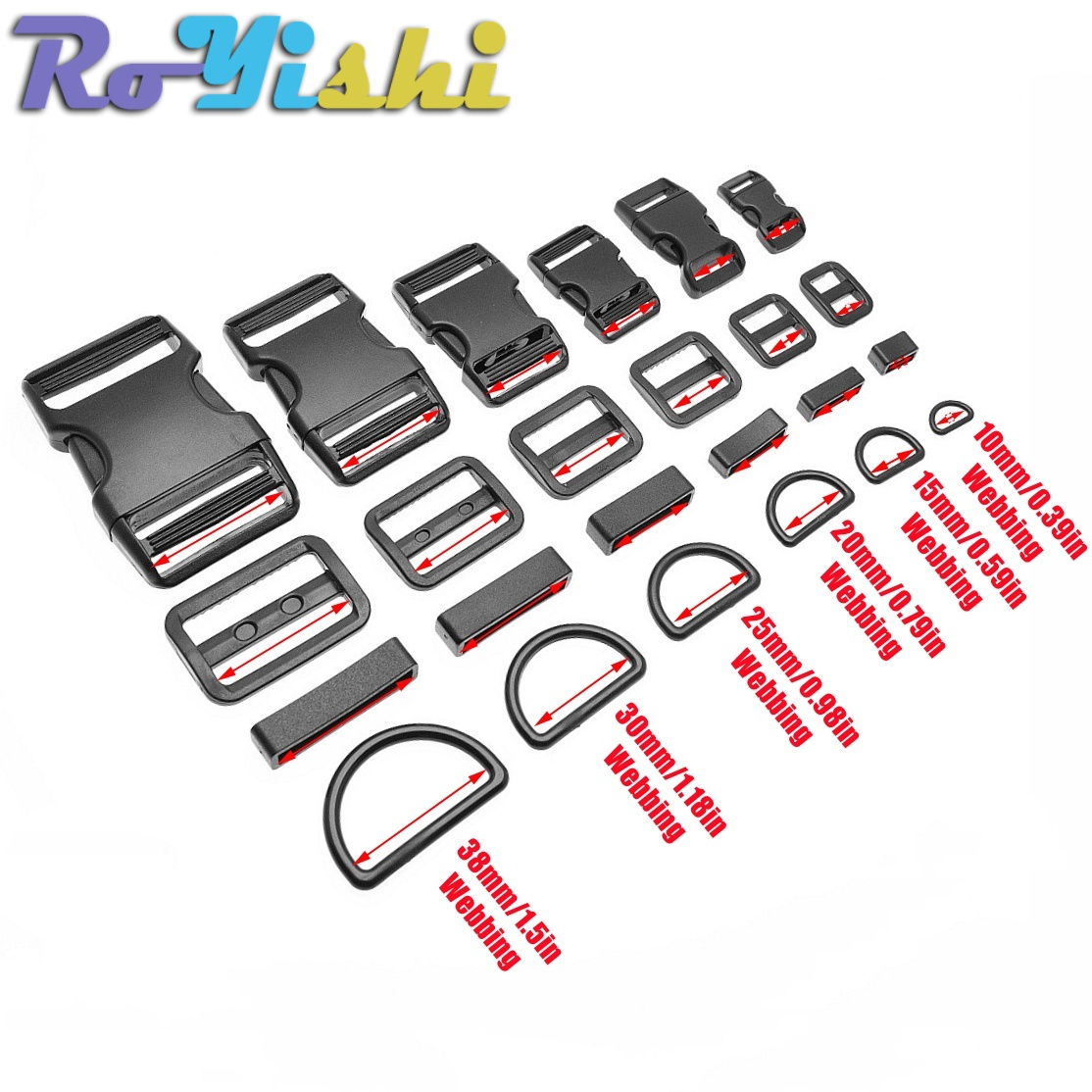 ชุดหัวเข็มขัดพลาสติกแบบปลดเร็ว - Belt Buckle Blank บทวิจารณ์และราคา