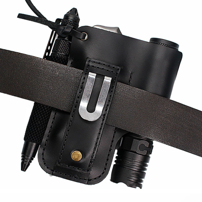 ซองใส่ไฟฉายหนัง EDC อเนกประสงค - Leatherwork Knives บทวิจารณ์และราคา