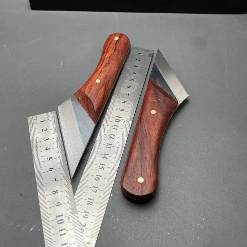มีดตัดหนังด้ามไม้เหล็กกล้าความ - Leatherwork Knives บทวิจารณ์และราคา