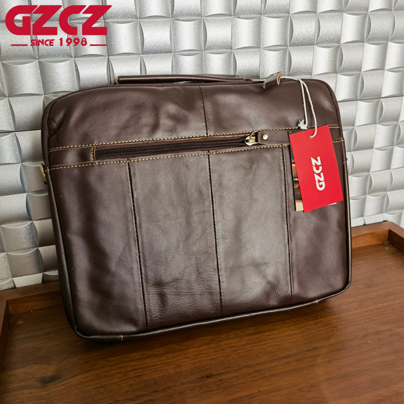 GZCZ กระเป๋าถือผู้ชาย กระเป๋าค - Leather Work Bag บทวิจารณ์และราคา