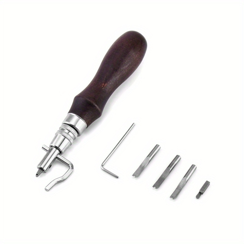 เครื่องมือเซาะร่องหนัง 7 in 1, - Leatherwork Edge Beveler บทวิจารณ์และราคา