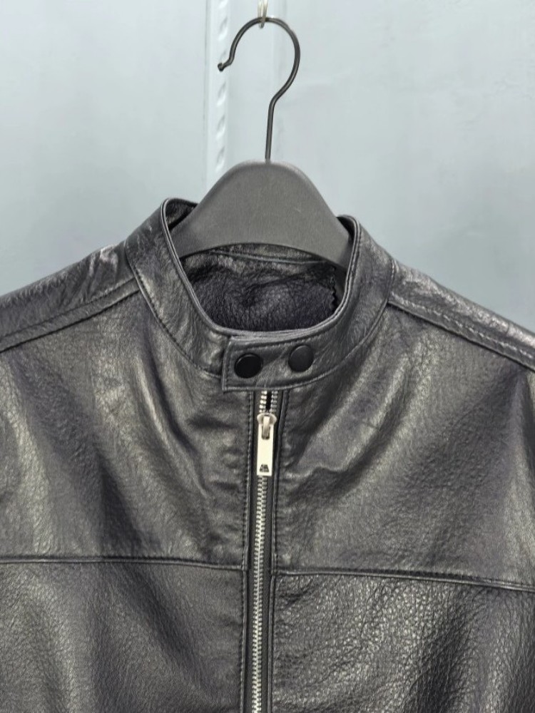 เสื้อกั๊กหนังแกะแท้แฟชั่นฤดูใบ - Leather Work Vest บทวิจารณ์และราคา
