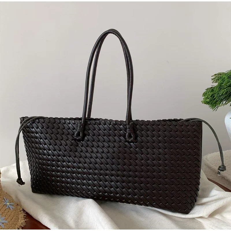 กระเป๋าโท้ทหนัง PU ดีไซน์หรูหร - Leather Work Bag บทวิจารณ์และราคา