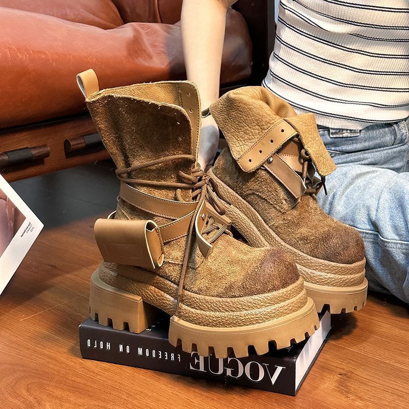 รองเท้าบูทคาวบอยหนังกลับหุ้มข้ - Youtube Leatherwork บทวิจารณ์และราคา