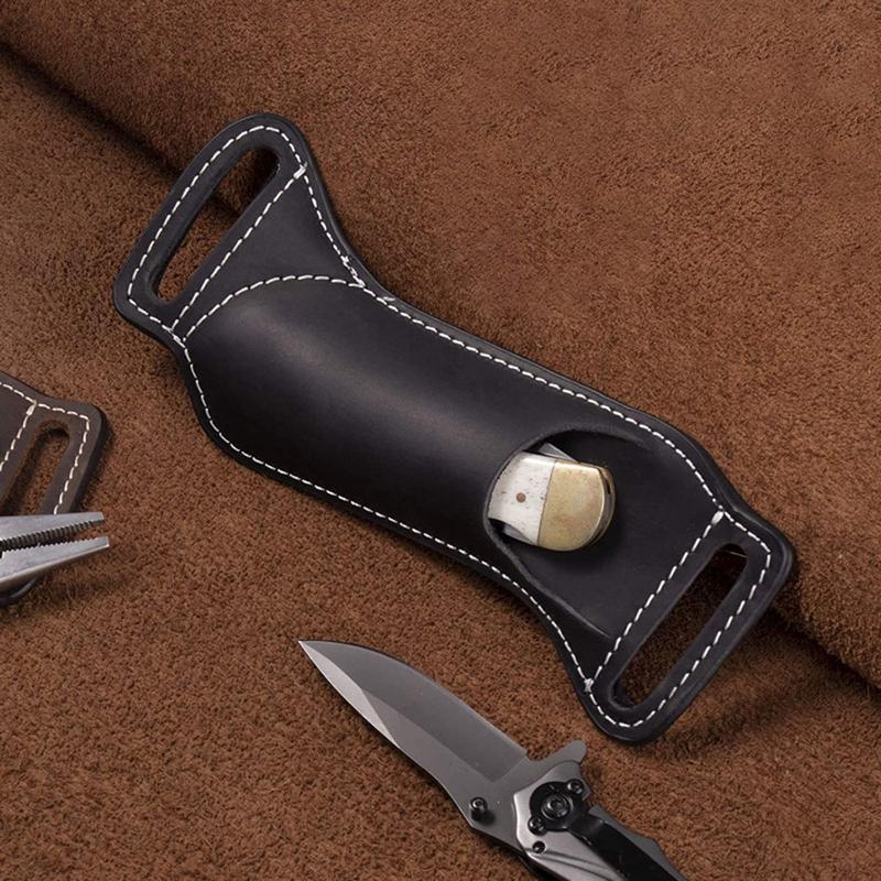 Vintage หนังเอวเข็มขัดพับมีดสํ - Leatherwork Knives บทวิจารณ์และราคา
