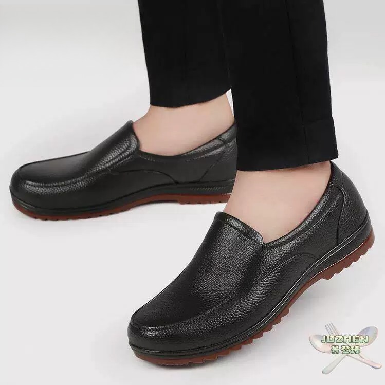 รองเท้าหนังกันลื่นสำหรับเชฟผู้ - Youtube Leatherwork บทวิจารณ์และราคา