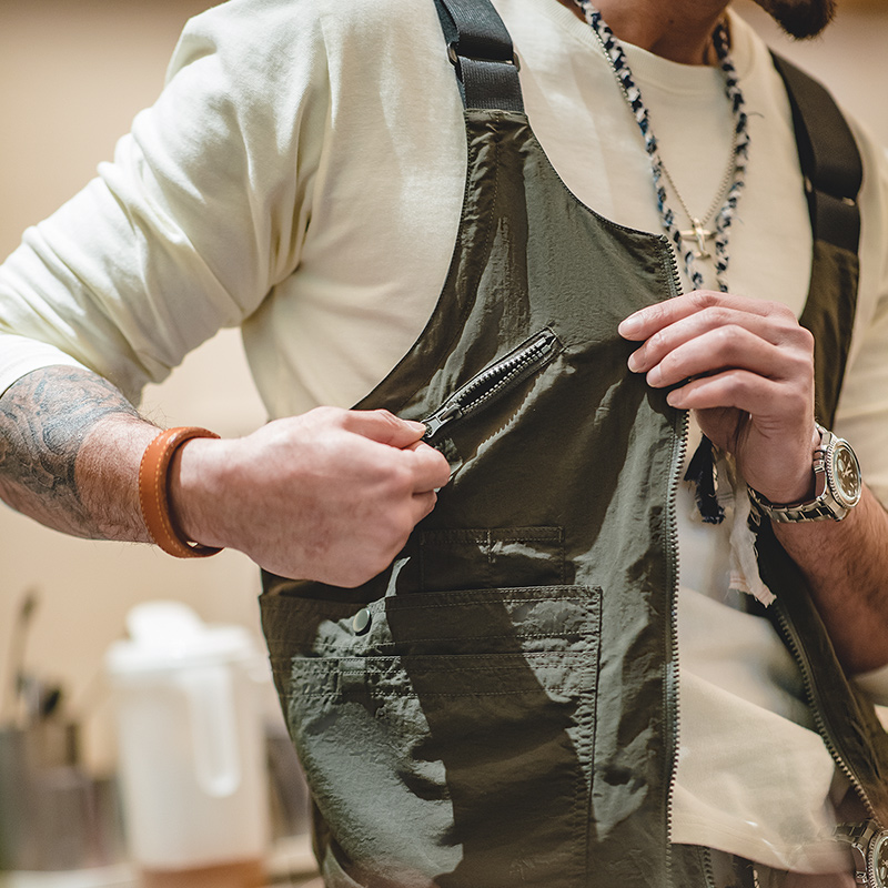 Maden 2023เสื้อโค้ทกระเป๋าสะพา - Leather Work Vest บทวิจารณ์และราคา
