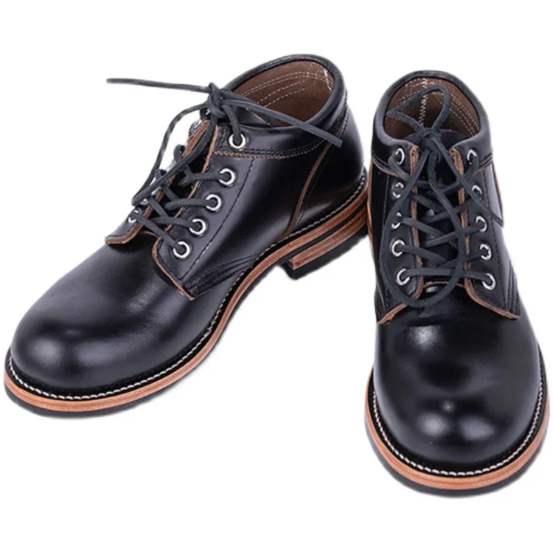 สีดําชา Core Cowhide Goodyear  - Youtube Leatherwork บทวิจารณ์และราคา
