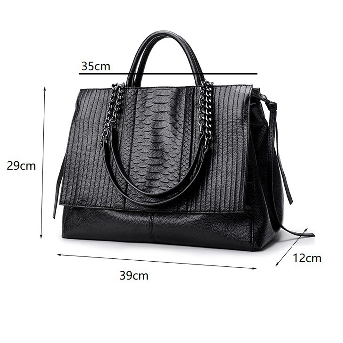 กระเป๋าโท้ทหรูหราพร้อมซิป, กระ - Leather Work Bag บทวิจารณ์และราคา