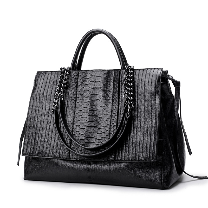 กระเป๋าโท้ทหรูหราพร้อมซิป, กระ - Leather Work Bag บทวิจารณ์และราคา