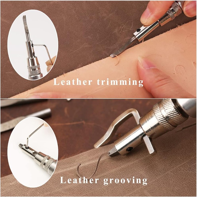 ชุดเครื่องมือเย็บหนังแบบปรับได - Leatherwork Edge Beveler บทวิจารณ์และราคา