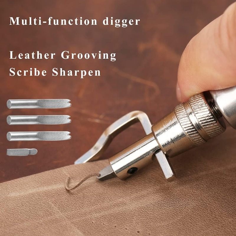 ชุดเครื่องมือเย็บหนังแบบปรับได - Leatherwork Edge Beveler บทวิจารณ์และราคา