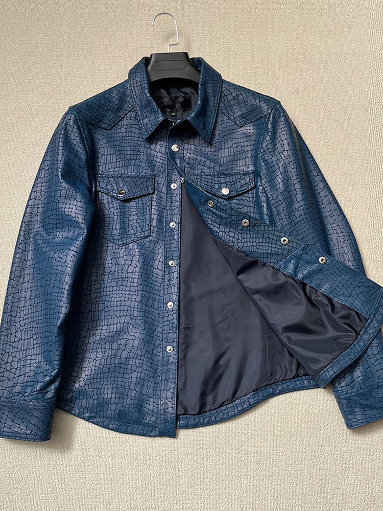 เสื้อแจ็คเก็ตหนังแกะแท้ลายจระเ - Leatherwork Patterns Free บทวิจารณ์และราคา