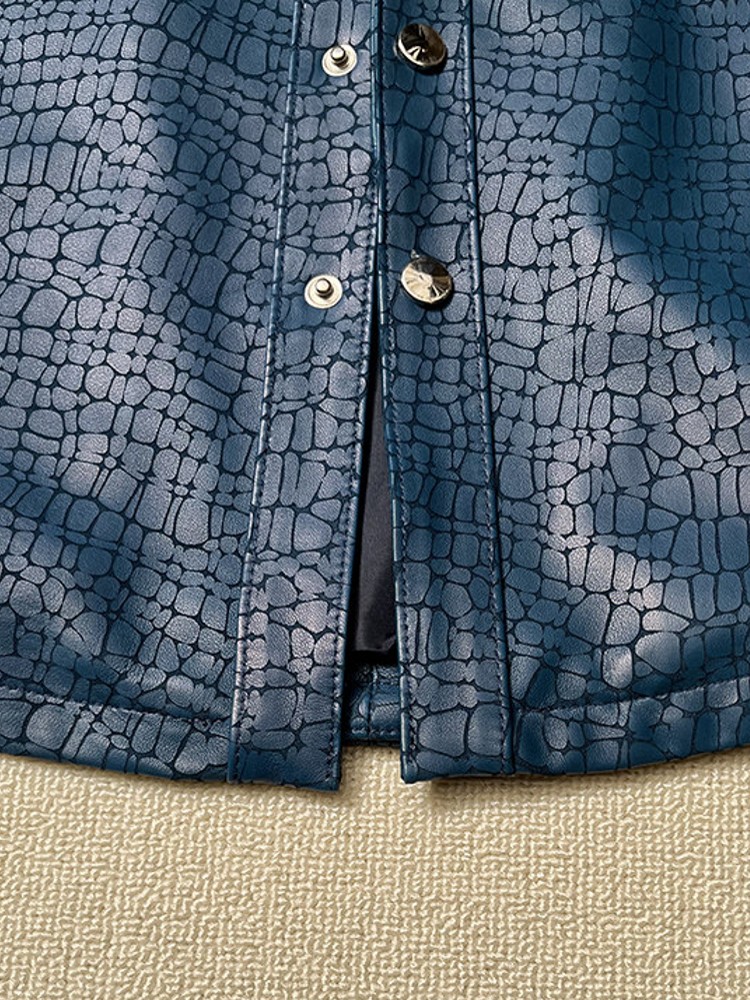 เสื้อแจ็คเก็ตหนังแกะแท้ลายจระเ - Leatherwork Patterns Free บทวิจารณ์และราคา