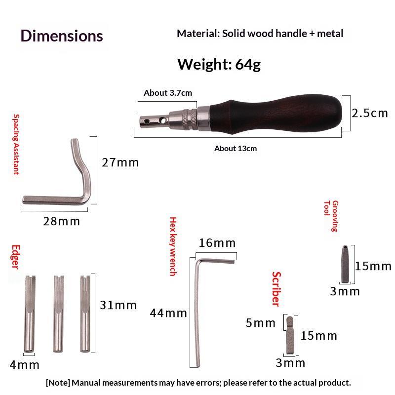 ชุดเครื่องมือแกะสลักหนัง 7 in  - Leatherwork Edge Beveler บทวิจารณ์และราคา