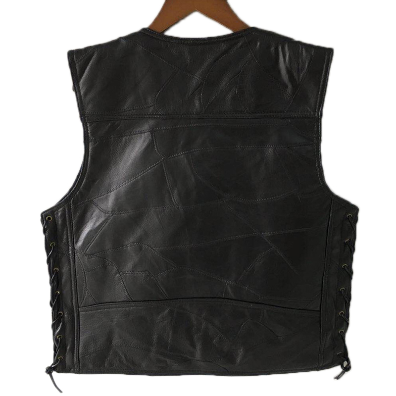 2020เสื้อกั๊กหนังขี่มอเตอร์ไซค - Leather Work Vest บทวิจารณ์และราคา