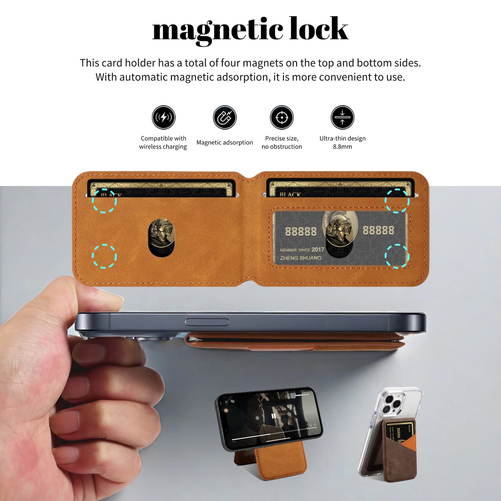 กระเป๋าใส่บัตรหนังสไตล์เรโทรสำ - Leather Work Bag บทวิจารณ์และราคา