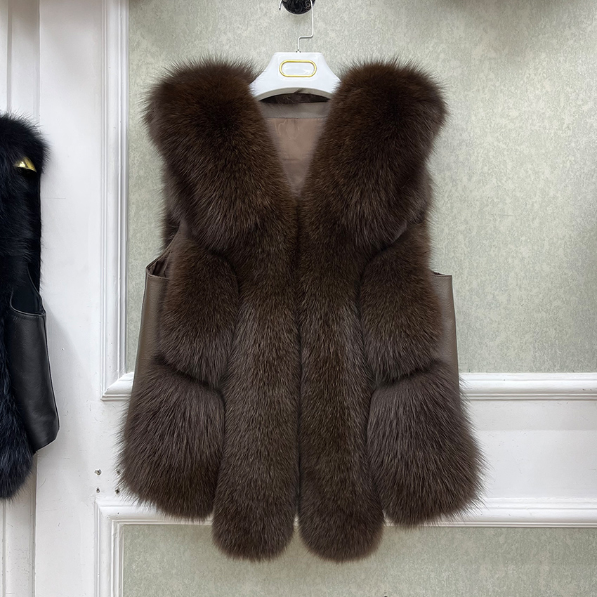 เสื้อโค้ทผู้หญิงฤดูใบไม้ร่วง-ฤ - Leather Work Vest บทวิจารณ์และราคา